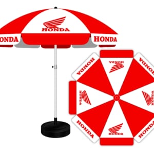 Dù quảng cáo Honda kích thước 2,4m in kỹ thuật số
