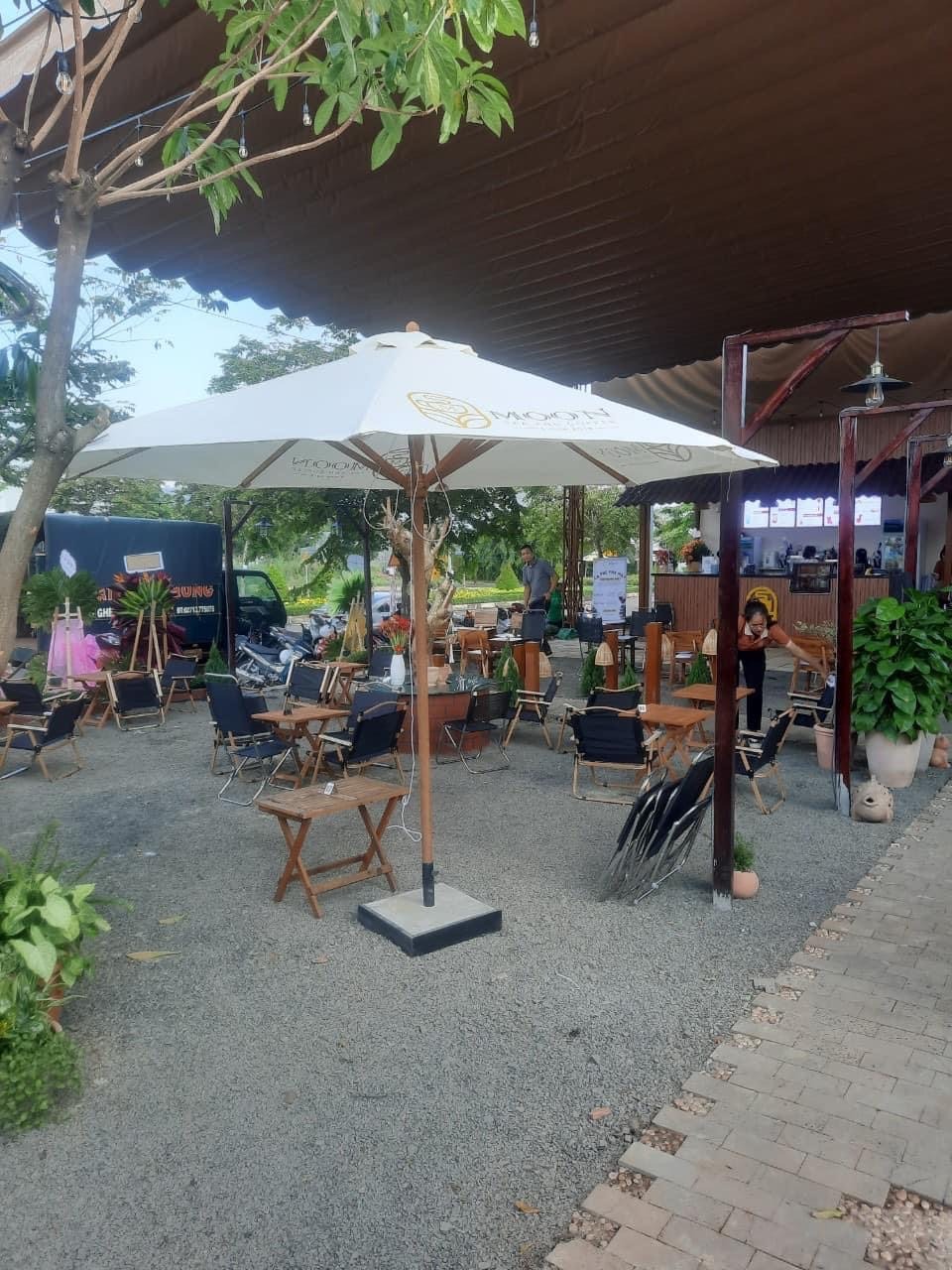 Dù Gỗ Sân Vườn Cho Quán Cà Phê, Ô Dù Gỗ Quán Cafe